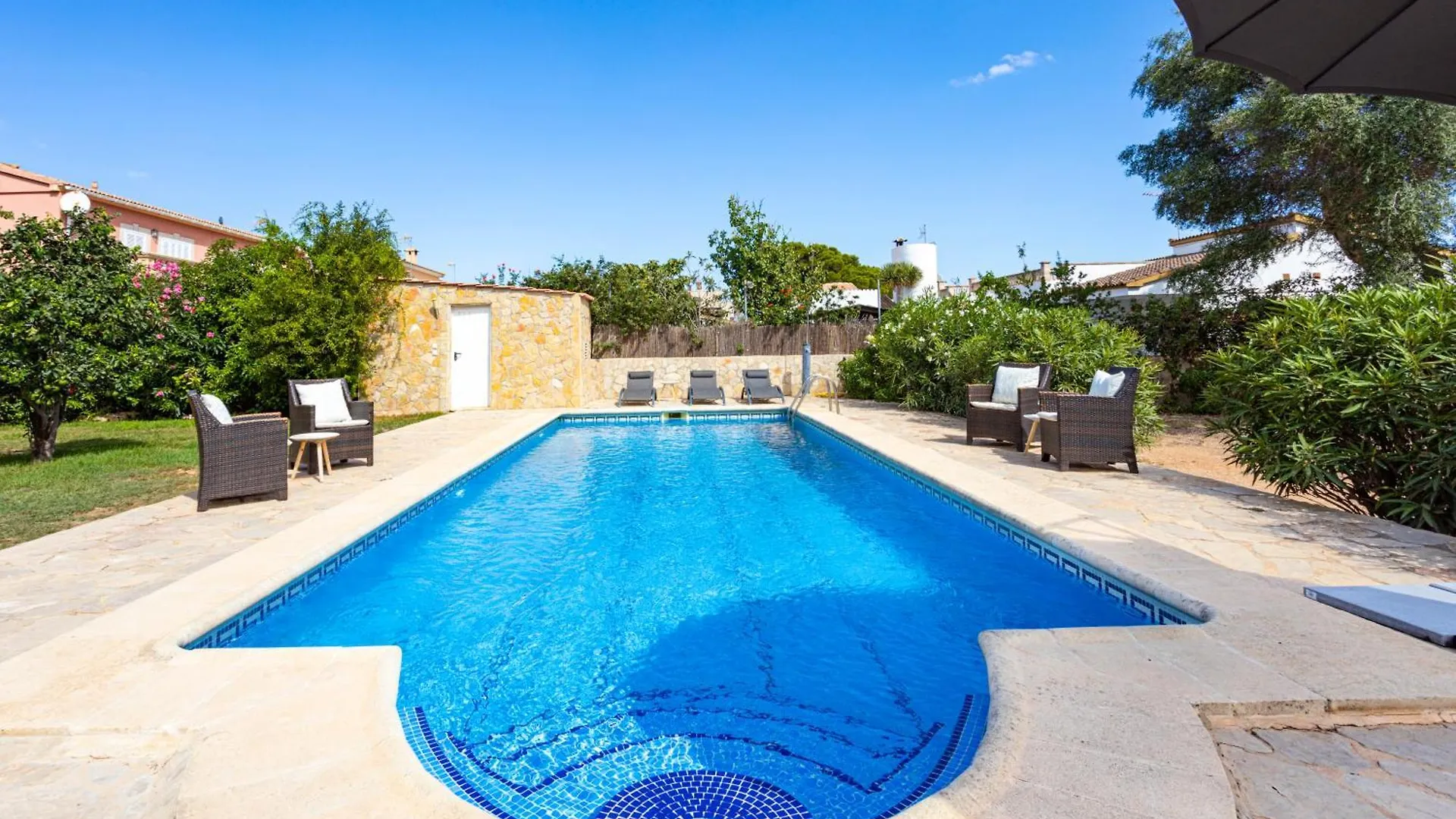 Ferienhaus Villa Ines Pool, Bbq, Homeoffice Llucmajor  Spanien